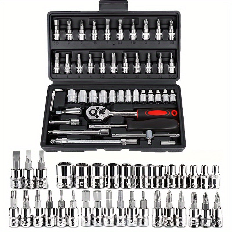 Automotive Service Tool, Automotive Service Tool Accessories Multi-purpose Service tool set - Ratchet torque wrench and screwdriver