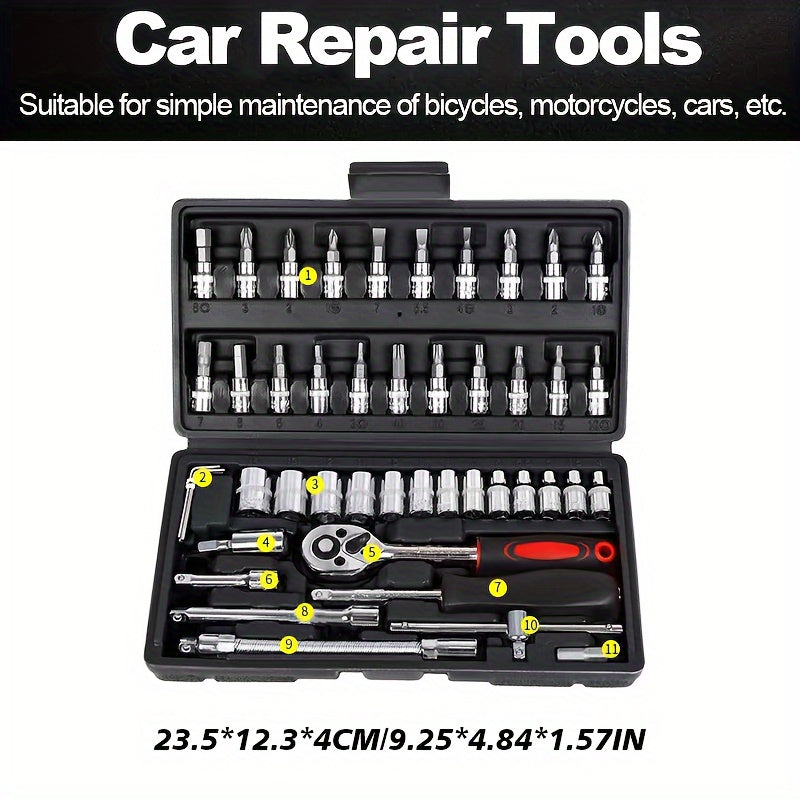 Automotive Service Tool, Automotive Service Tool Accessories Multi-purpose Service tool set - Ratchet torque wrench and screwdriver